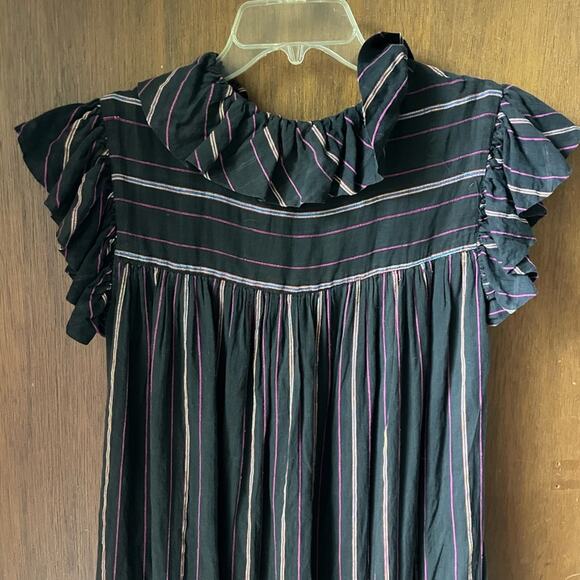 70s DDDominick stripe midi dress black - Picture 6 of 16